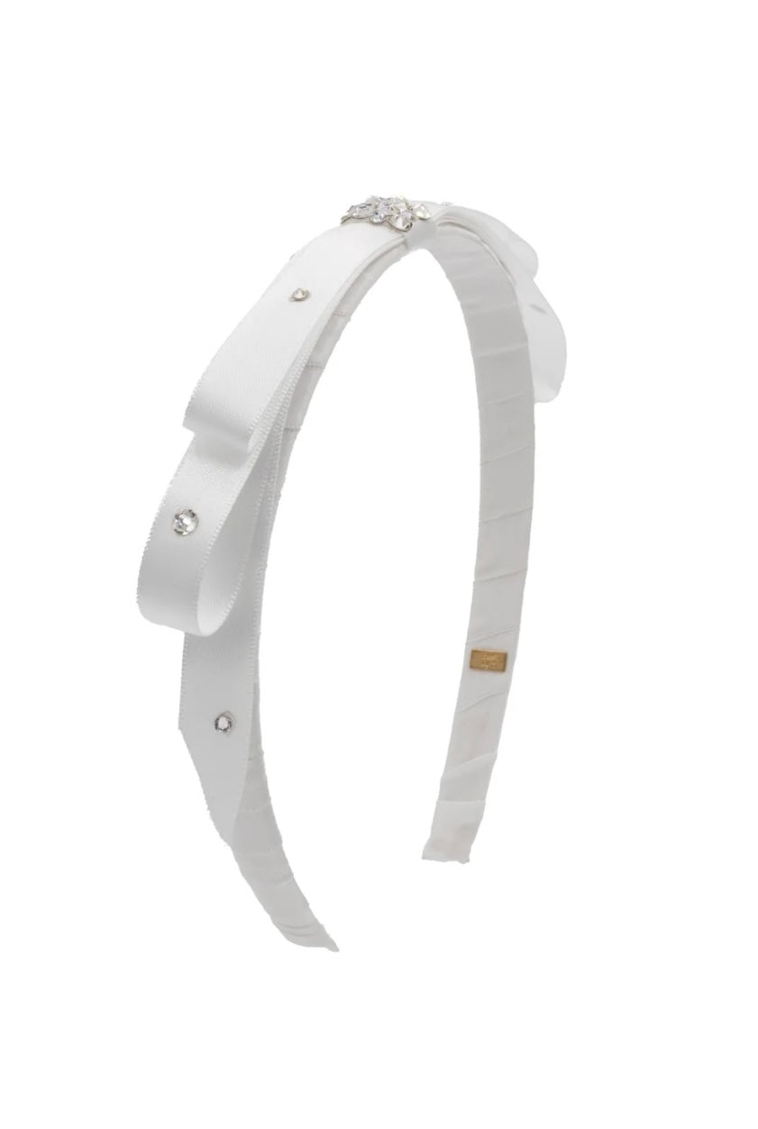 White Rhinestone Headband